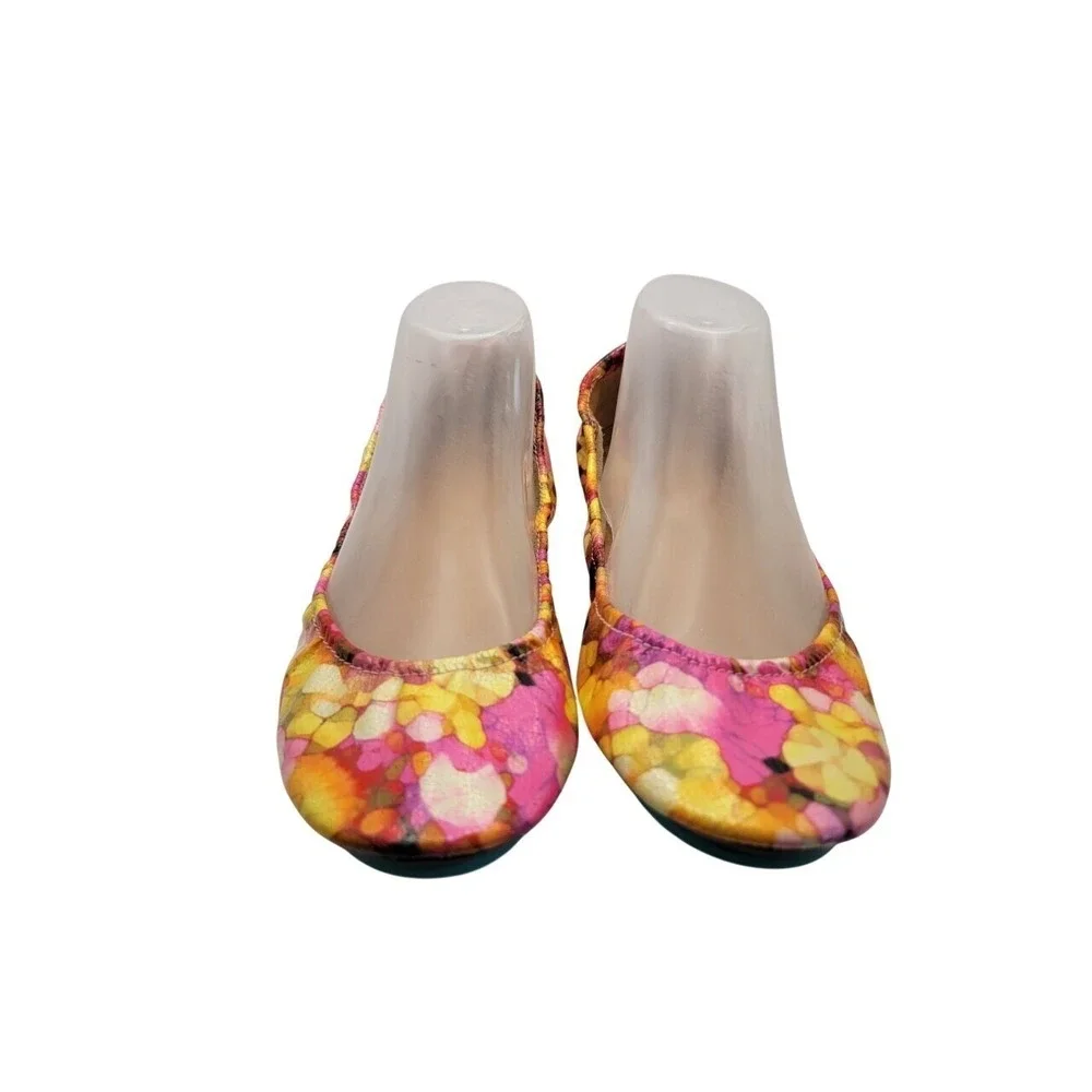 🩰🥿Tieks Aquarella Ballet Flats Size 10 Italian Leather New condition‎ Pink